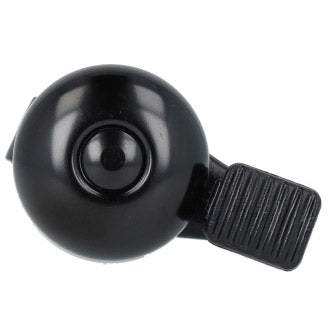 Simson fietsbel mini 32mm vaste kunststof bevestiging zwart