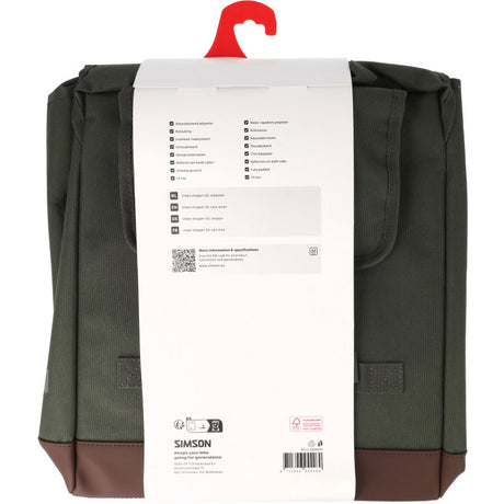 Rema tip top nederland b.v. tas simson urban enkel | olijfgroen | 15l