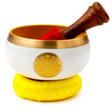 Gelbe Chakra-Klangschale