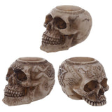 Totenkopf-Teelichthalter