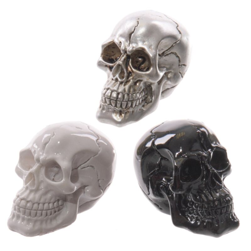 Kleines gruseliges Totenkopf-Wohnaccessoire