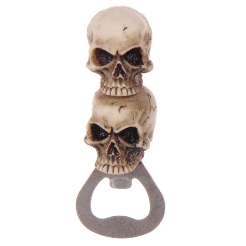 Doppelter Totenkopf-Flaschenöffner