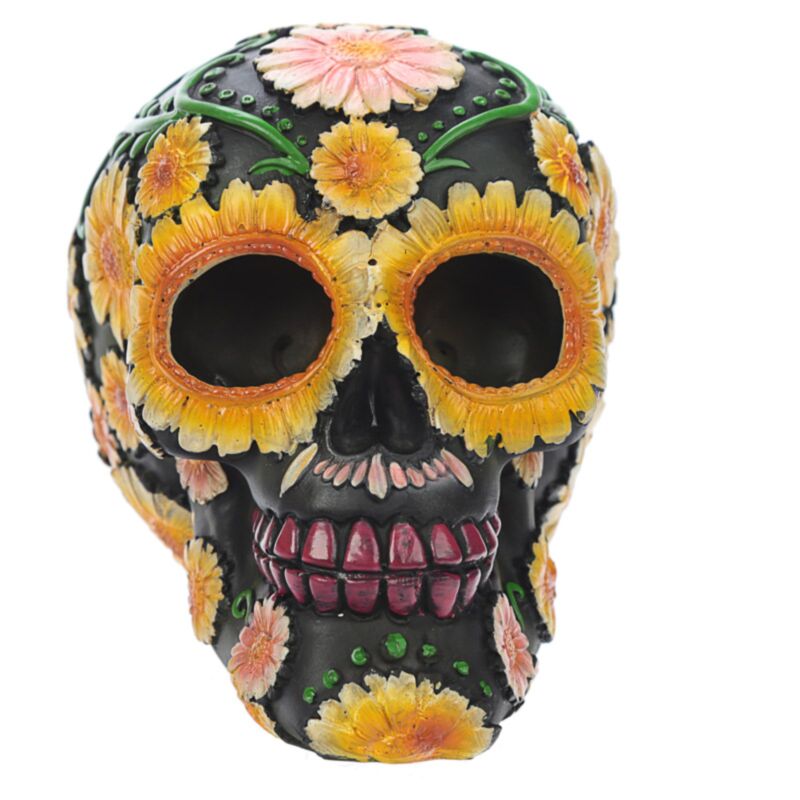 Dia de los muertos Mexikanisches Totenkopf-Gänseblümchen-Wohnaccessoire