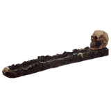 Totenkopf-Rosen-Räucherstäbchenhalter