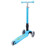Boldcube Teeny Fold dreirädriger Roller – Dinosaurierblau