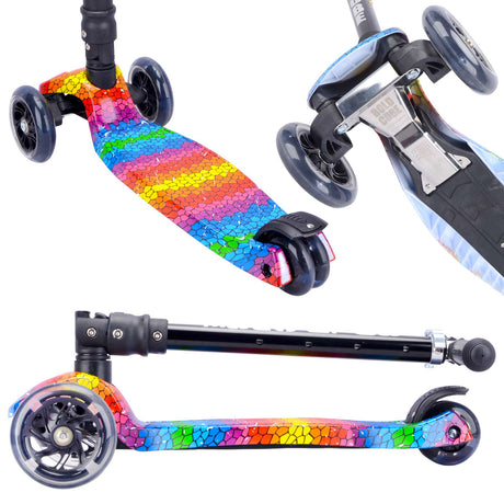 Boldcube großer dreirädriger Roller – Crystal Rubix