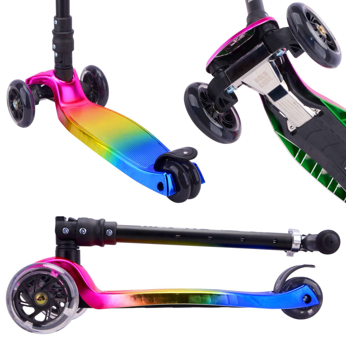 Boldcube großer dreirädriger Roller – Zuckerwatte