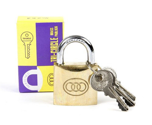 Rematiptop Tri Circle padlock 65mm
