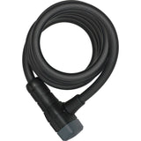 Abus Spiral Cable Lock 6512K 180 12 Bk SCMU - 180 cm - Schwarz