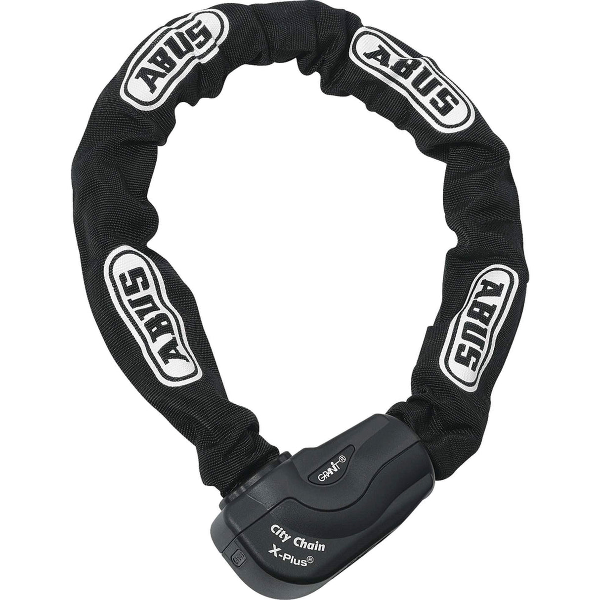 ABUS Granit City Chain X -Plus 1060 85 - Art3, 10 mm di spessore, nero - 85 cm - Blocco biciclette