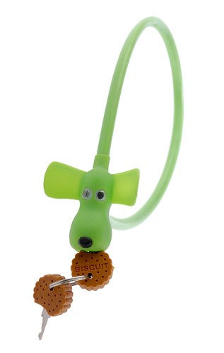 Pexkids Fahrradschloss Flappie de Waakhond 10 mmx58 cm Grün