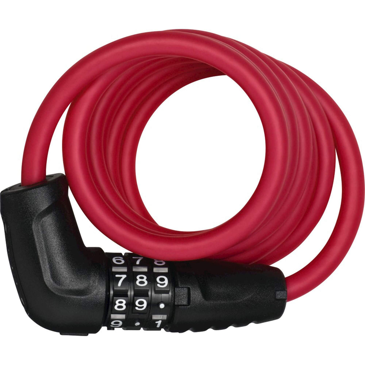 Numero ABUS Blocco cavo a spirale 150 cm rosso