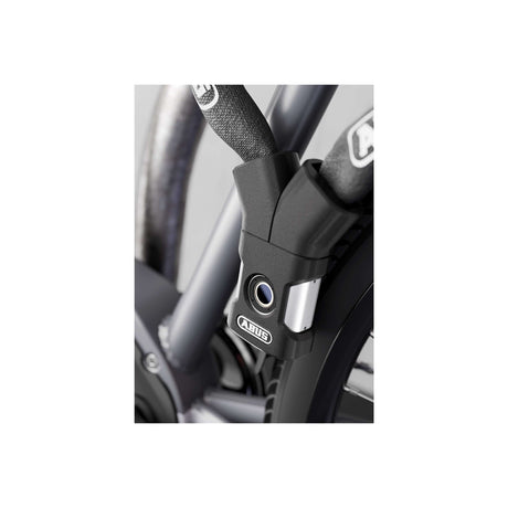Abus Fahrradschloss Kettenschloss – Yardo Fingerprint 7807f – Sicherheitsstufe 8 – Schwarz – 85 cm – geeignet für Elektrofahrräder und Stadtfahrräder