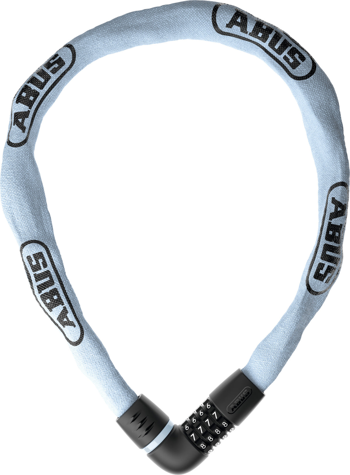 Abus Fahrradschloss Kettenschloss – Tresor 6807c – Sicherheitsstufe 7 – Blau – 110 cm – geeignet für Elektrofahrräder und Stadtfahrräder