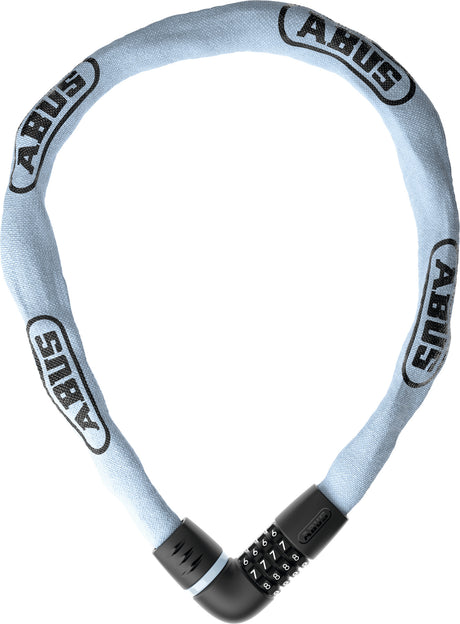 Abus Fahrradschloss Kettenschloss – Tresor 6807c – Sicherheitsstufe 7 – Blau – 110 cm – geeignet für Elektrofahrräder und Stadtfahrräder