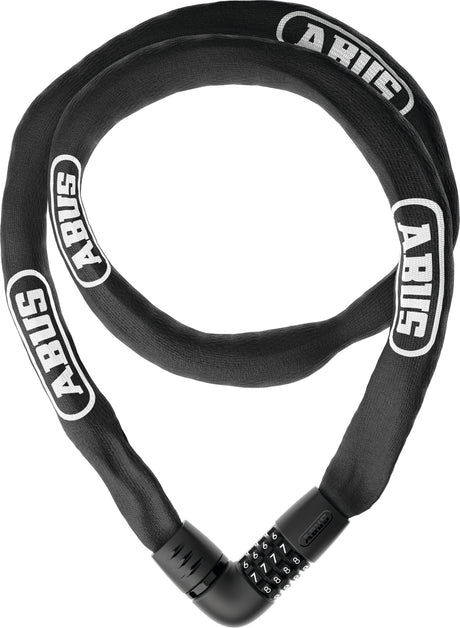 Abus Fahrradschloss Kettenschloss – Tresor 6807c – Sicherheitsstufe 7 – Schwarz – 140 cm – geeignet für Elektrofahrräder und Stadtfahrräder