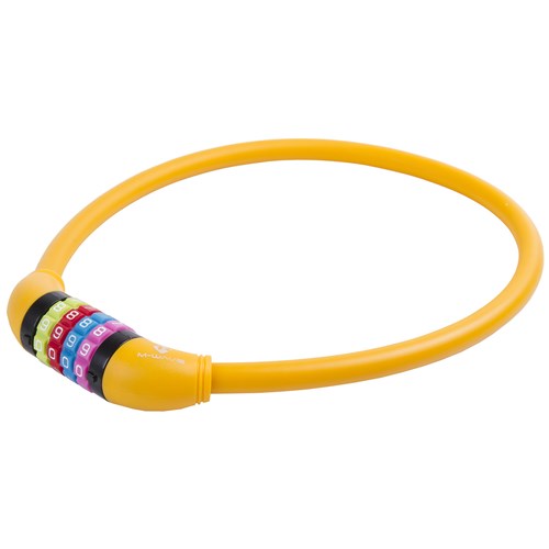 M-Wave M-Wave Number Cable Lock Silicone Oranje 65cm12mm