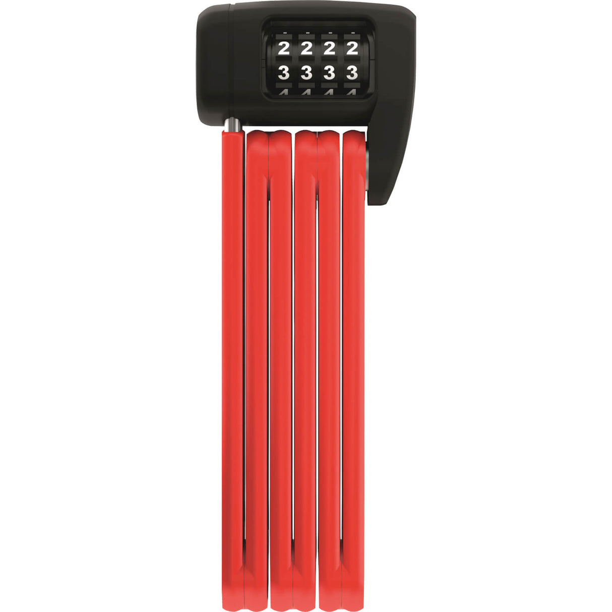 Abus Bordo Combo Lite 6055C 85 vouwslot - Rood - 85cm