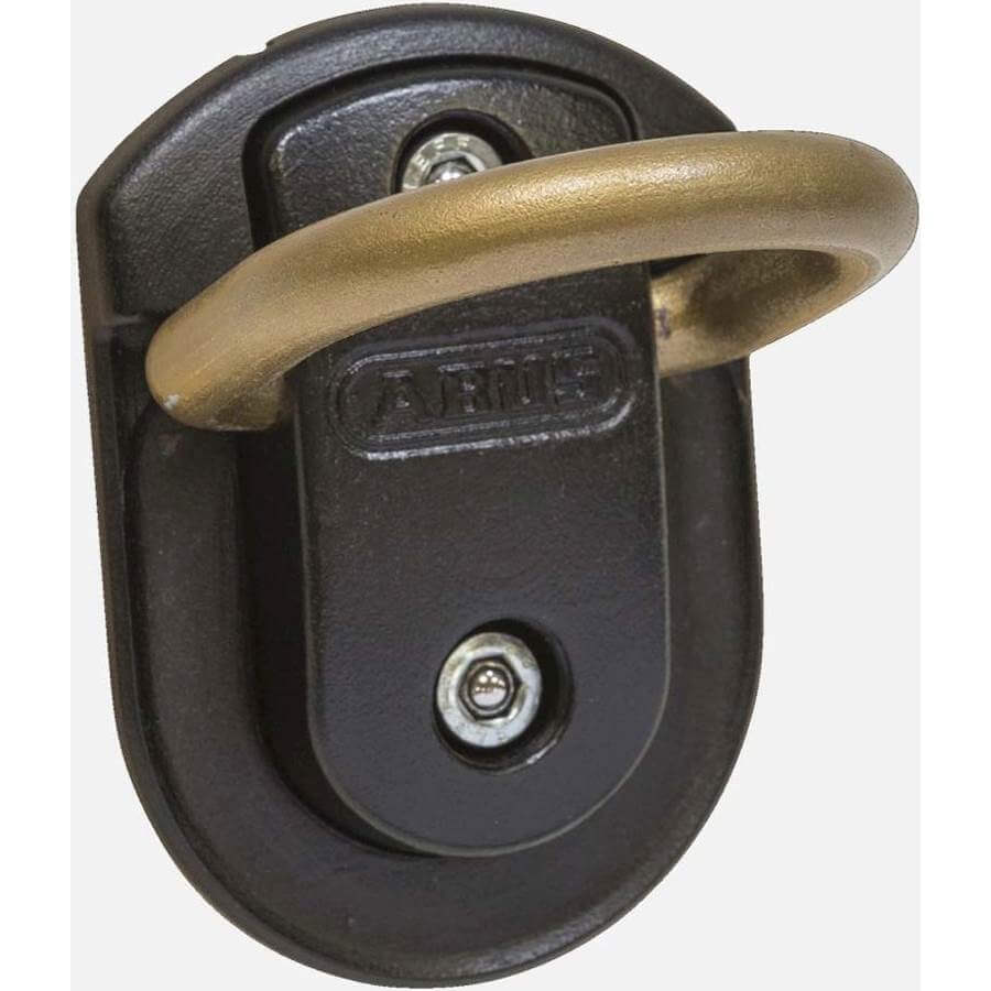 ABUS WBA75 Wall floor anchor lock - black, 14mm thick, extremely high resistance, suitable for chain lock #abuswba75