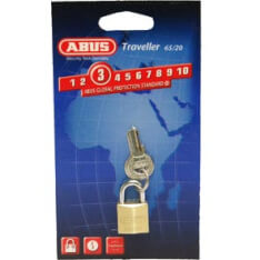 Abus padlock 65 20mm gold - 3 cm