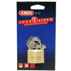 Abus Hangslot 65 40mm Goud - Sleutelslot - 5cm