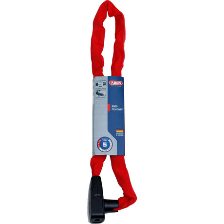 Abus CityChain 6800 85 Rot - Fahrradkettenschloss