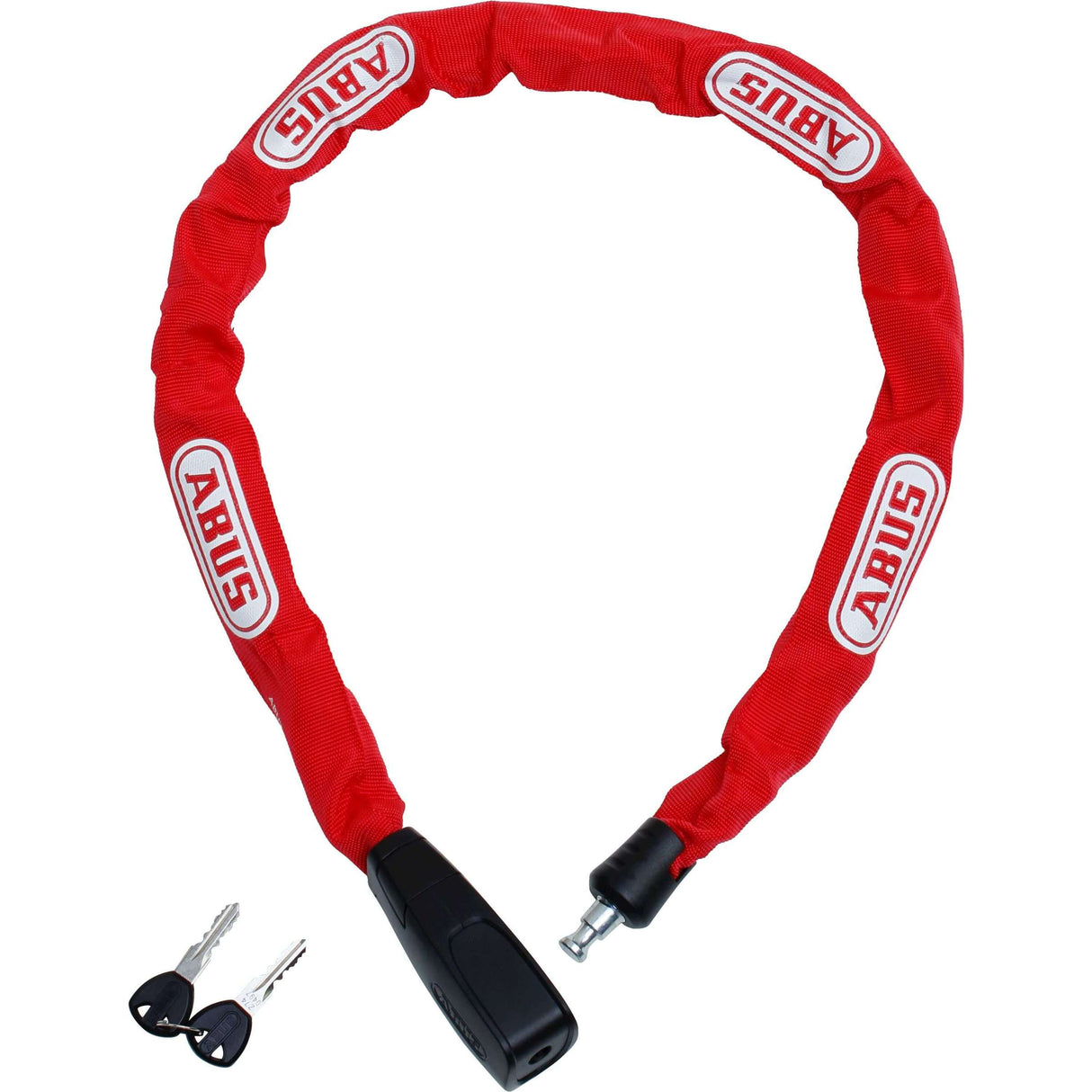 Abus CityChain 8800 120 Rot - Kettenschloss 120 cm