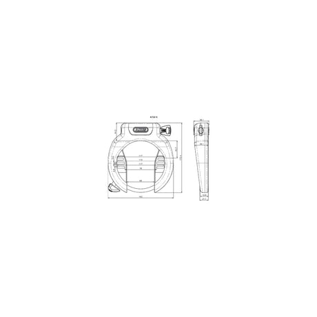 Abus Rahmenschloss Amparo 4750 x r
