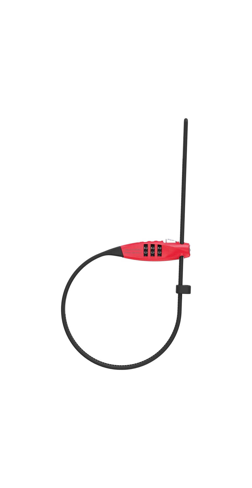 Abus Combiflex Travelguard rojo