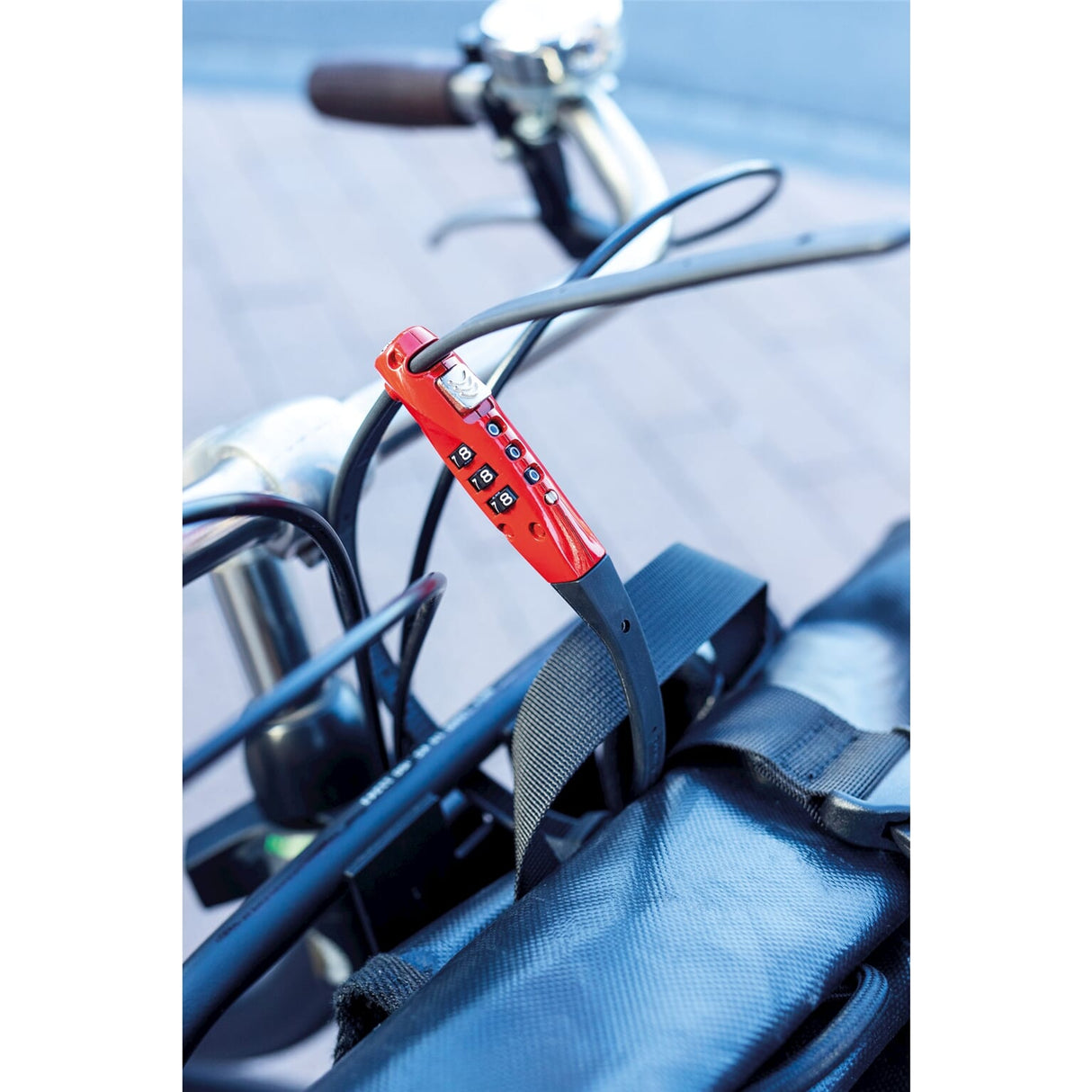 ABUS Combiflex Travelguard Red