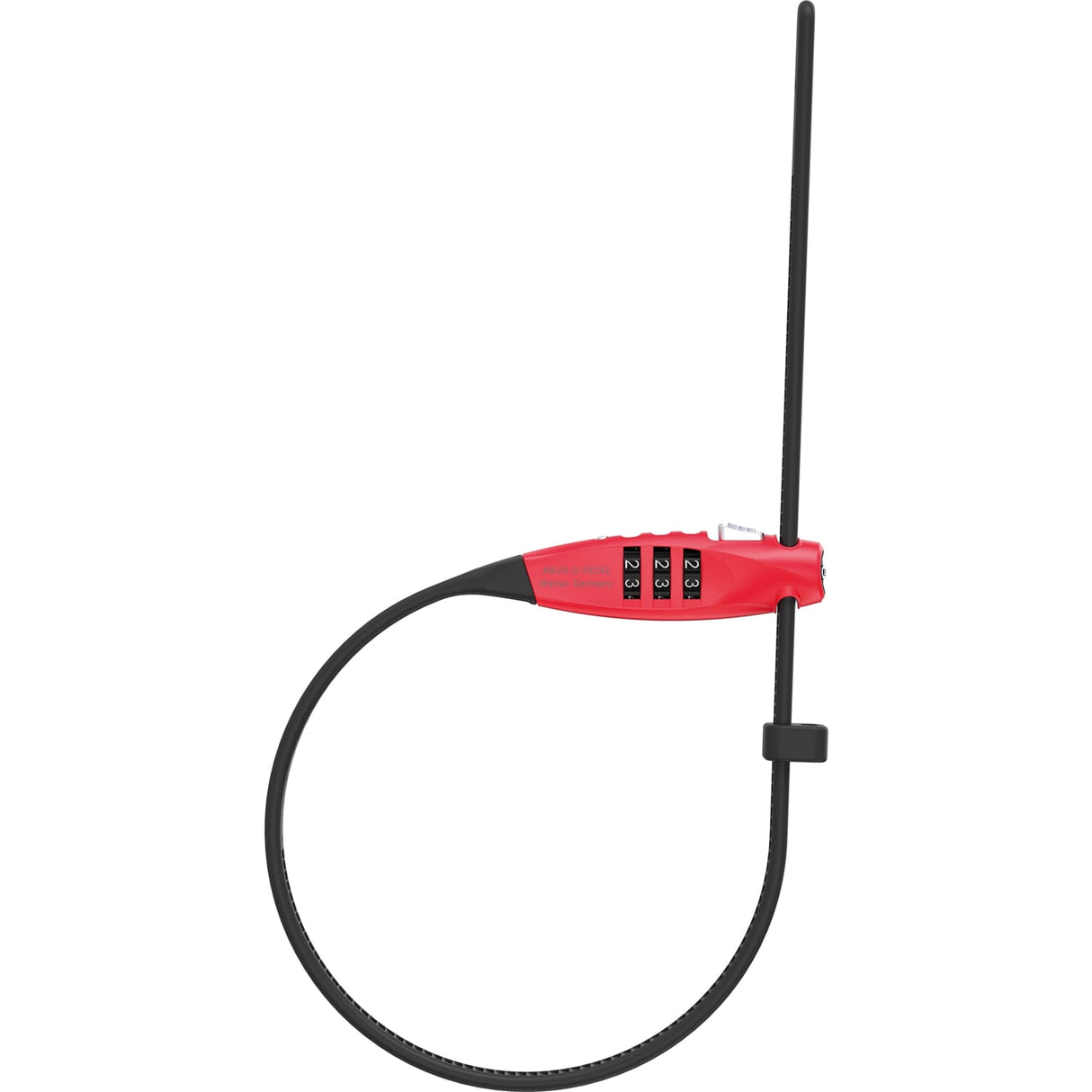 ABUS Combiflex Travelguard Red