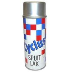 Cycplus Zyklus Spray Lacquer 400cc Hëtzt -Restant Sëlwer