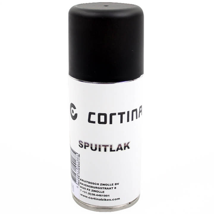 Cortina Spray Lacquer Uzz0001 Black Matt 150ml