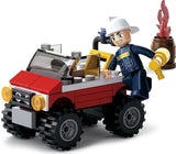 Sluban Feuerwehrjeep: 58 Stück (m38-b0621)