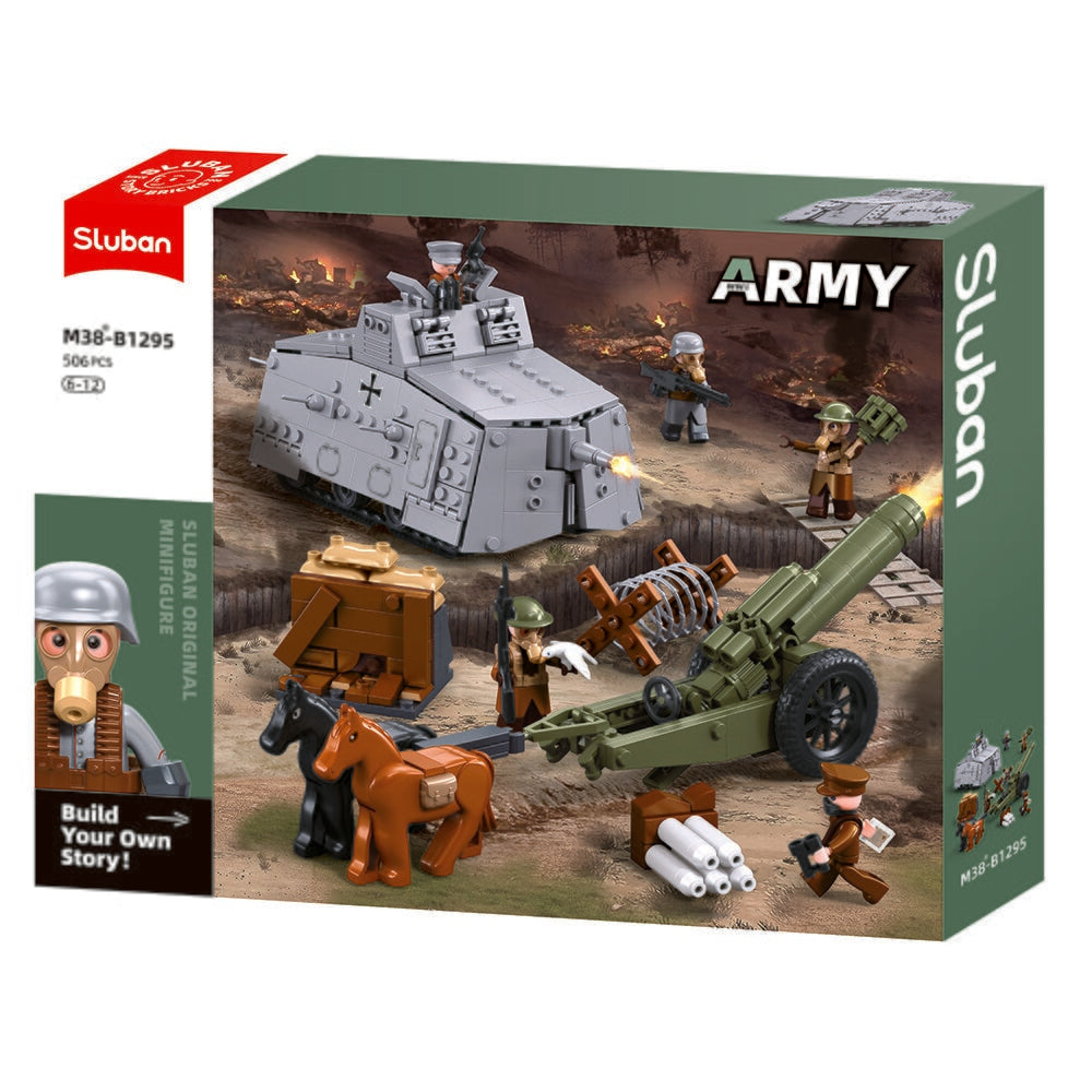 Sluban-Armee greift Panzer 1. Weltkrieg an – 47vs (m38-b1295)