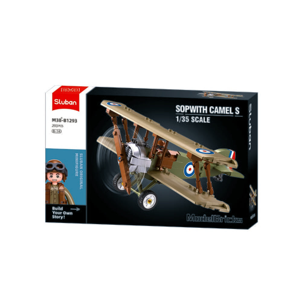 Sluban Model Bricks Kampfflugzeug Sopwith Camel S 1 35 (M38-B1293)