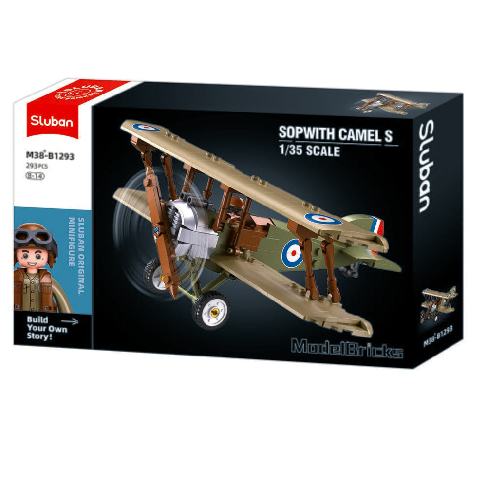 Sluban Model Bricks Kampfflugzeug Sopwith Camel S 1 35 (M38-B1293)