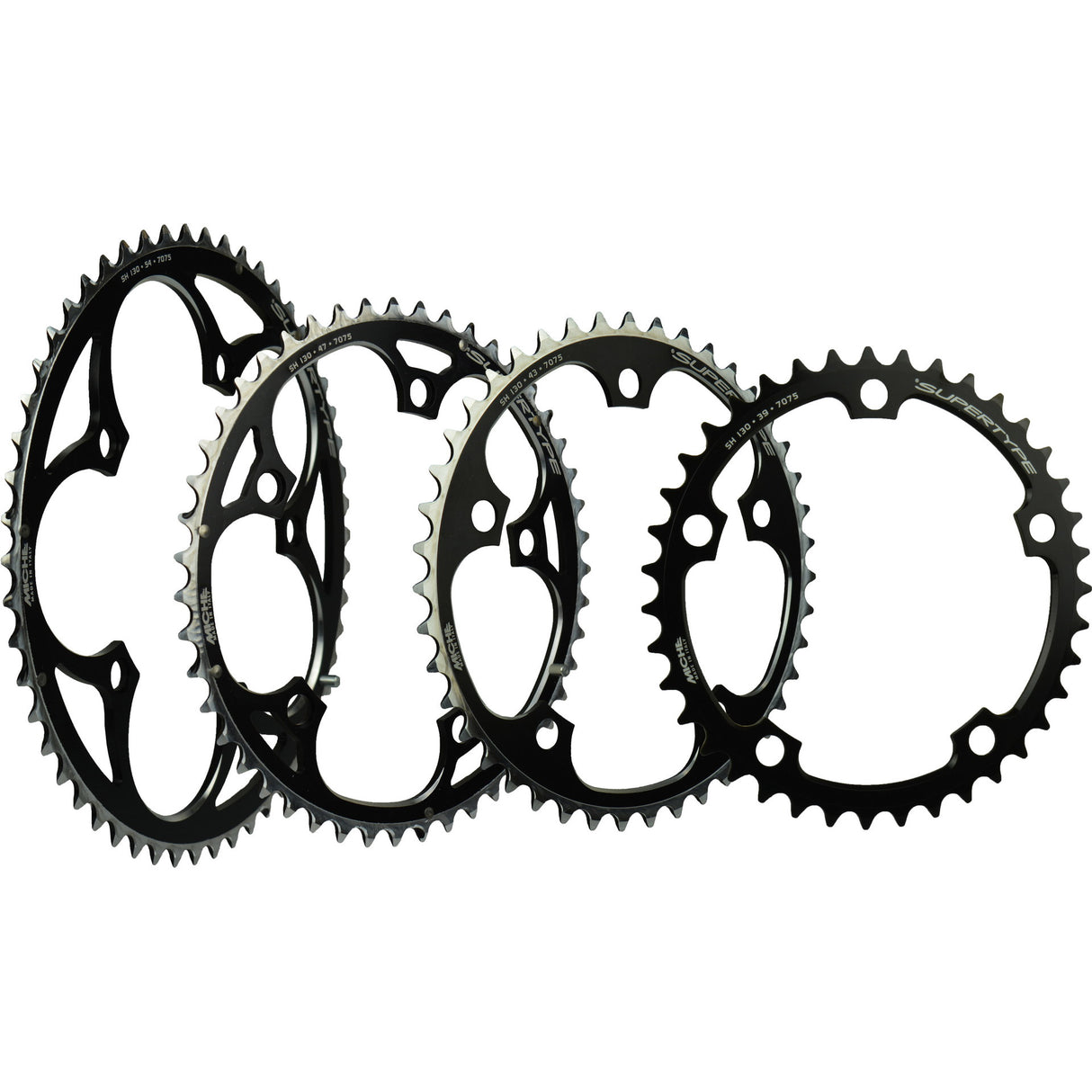 Miche Kettenblatt Shimano 42t 3 32 42 130 Supertyp schwarz