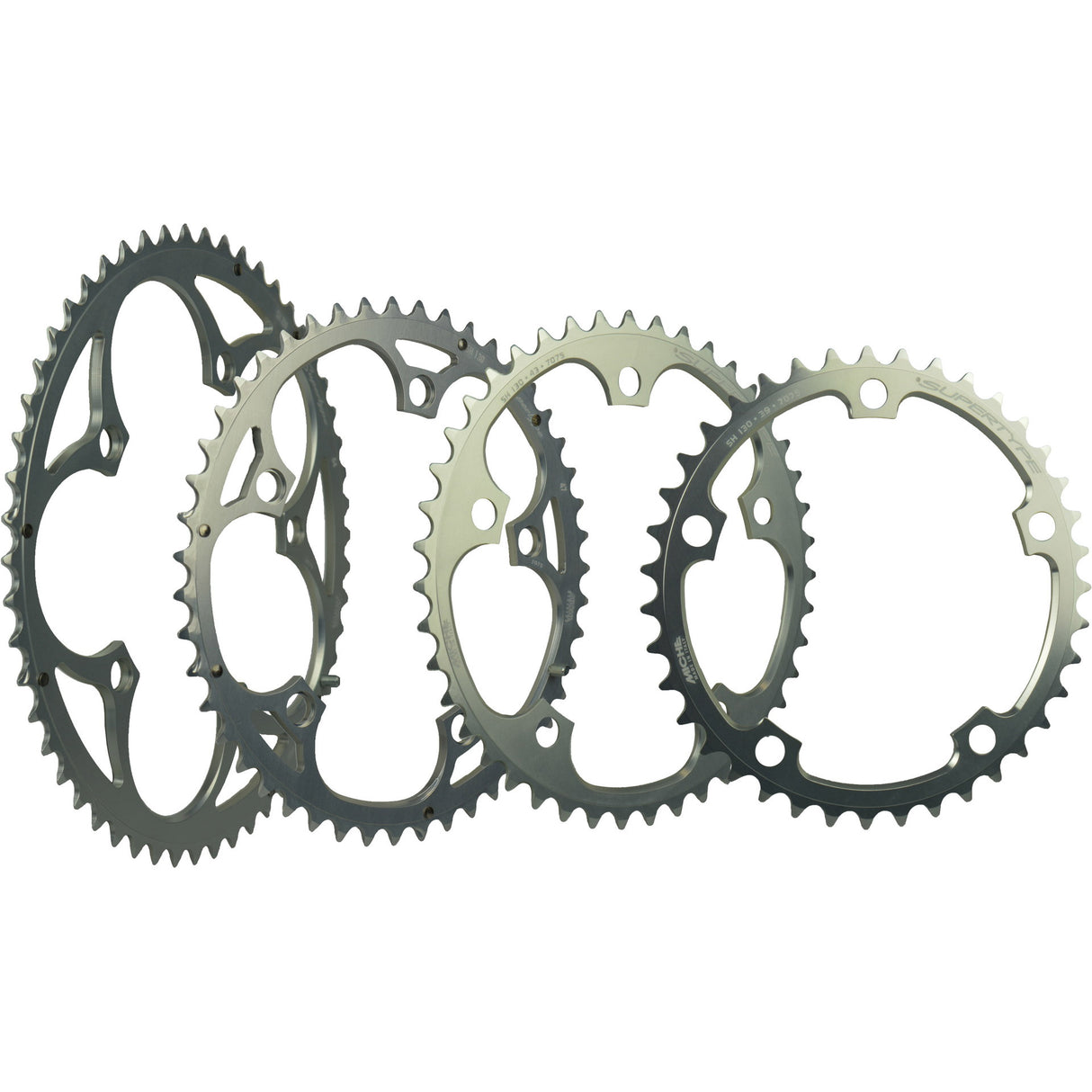 Miche Kettenblatt Shimano 47t 3 32 47 130 Supertype Silber