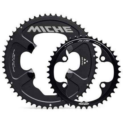 Miche Chaining Leaf UTG R92 12V 56 Tands Schwarz mit Schrauben