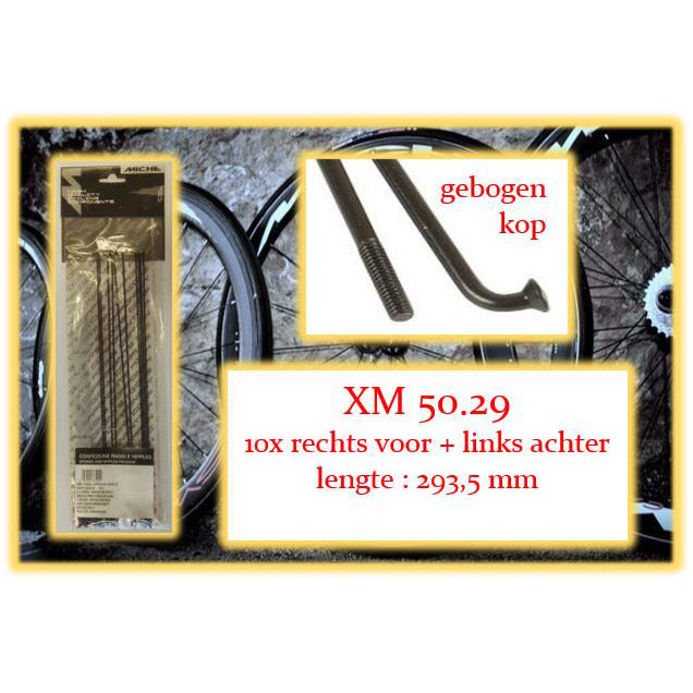 Miche Spaak+Nip. 10x RV+La XM 50.29