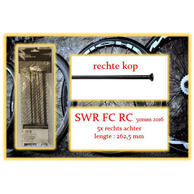 Miche Spaak+Nip. 5x RA SWR FC RC 50mm Drahtrand 2016