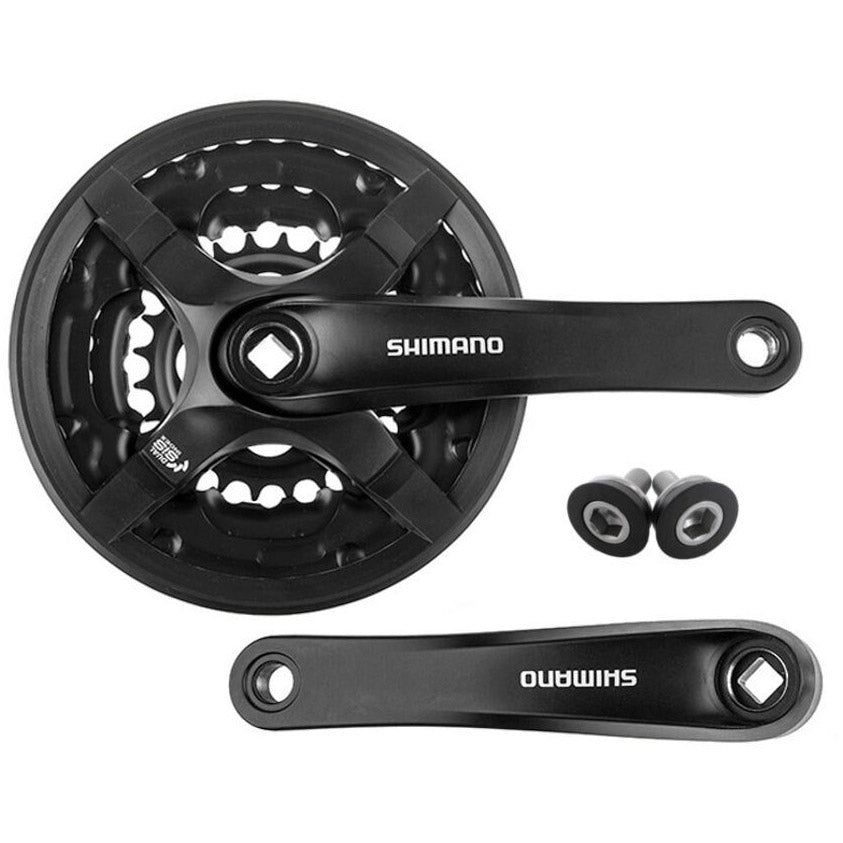 Shimano Cranket Tourney 7 8V 24 34 42T kjetting Topp 175mm svart