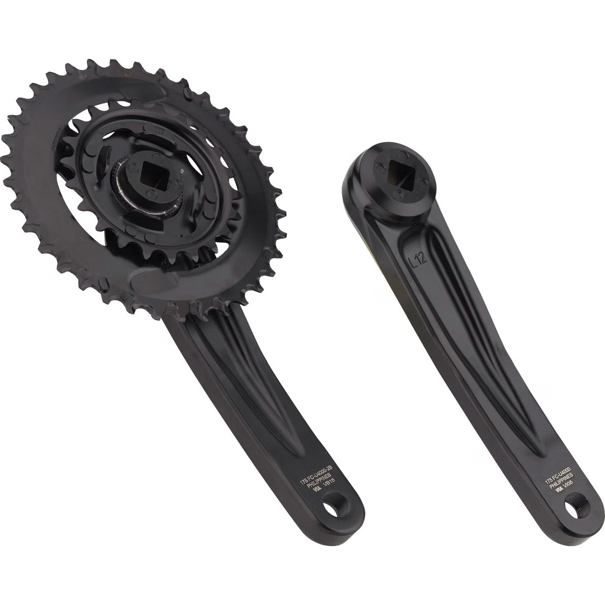 Shimano Kurbelgarnitur Queues 9 10 11 V 170 mm 26 40 Zähne schwarz OEM