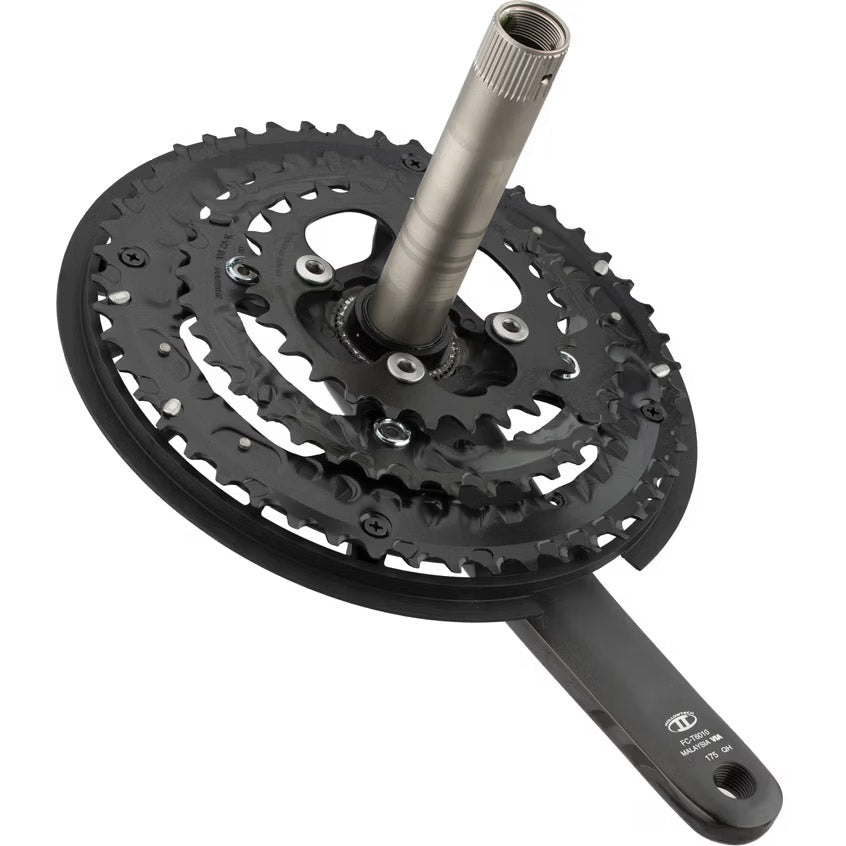 Shimano Kurbelgarnitur Deore 3x10v 175mm 26 36 48t schwarz OEM