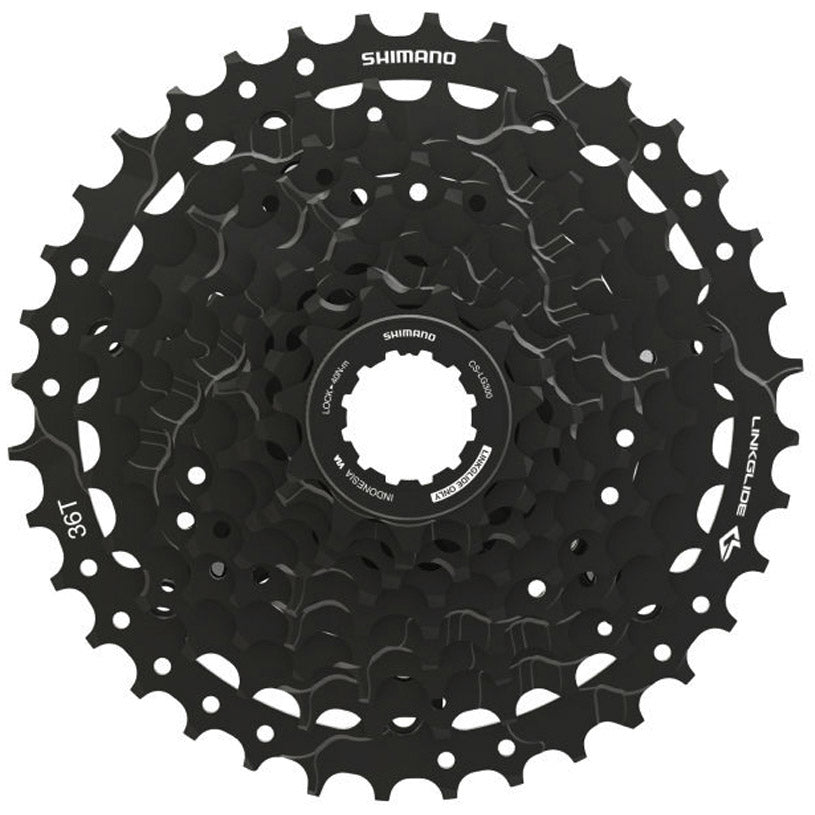 Shimano Cassette Cues 9v 11-36t CS-LG300 zwart