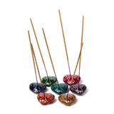 Räucherstäbchenhalter aus Speckstein, Chakra-Herz, Baum des Lebens