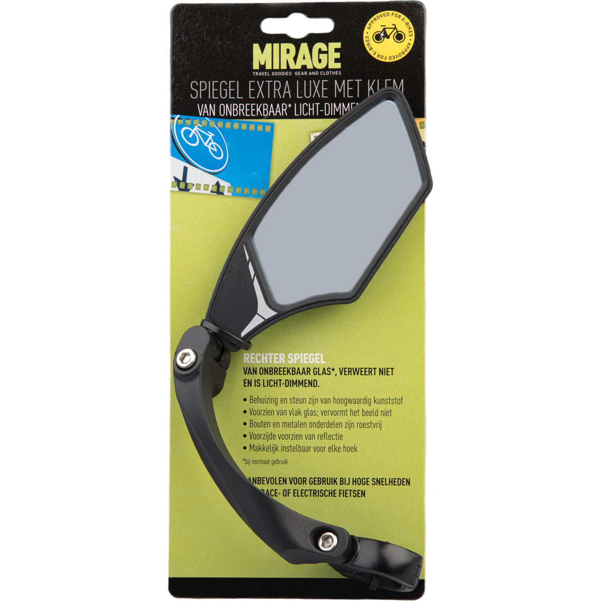 Mirage Mirror Black Right de Luxe