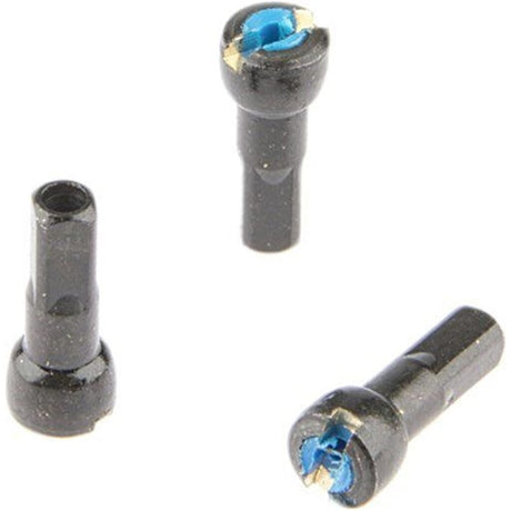 Alpina Spaak Nippel mit runden Kopf 14g 15,0 mm 4 FG 2.3 ABS Messing Black (144 Stücke)