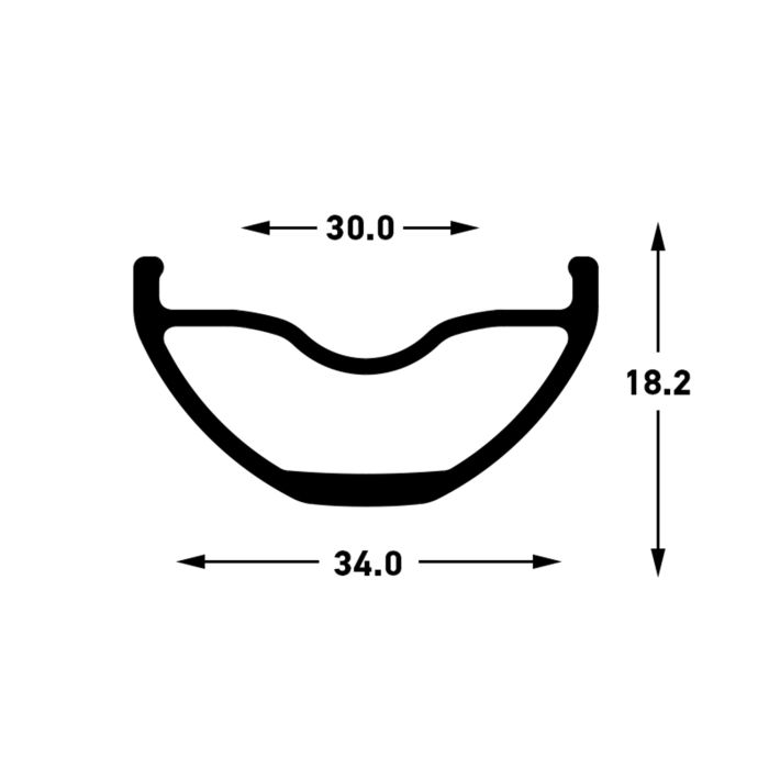 Stan's Flow S2 Vorderrad – 29'' – 15x110 TA – 6-Loch – Grau